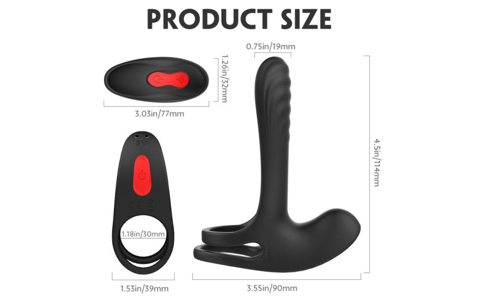 S-Hande | Frank Remote Control Vibrating Penis Shaft and Clit Stim Enhancer