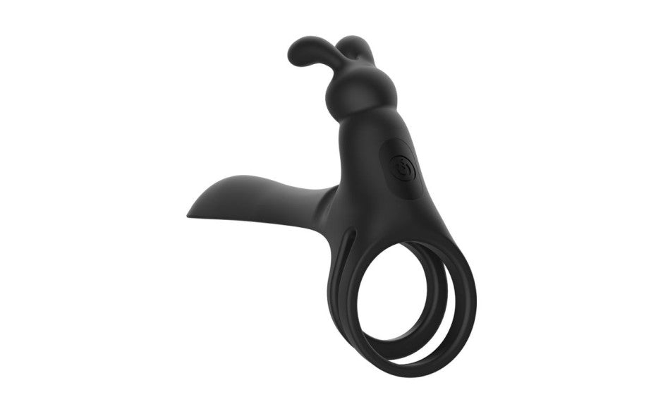 S-Hande | Tusky Remote Control Vibrating Penis Shaft and Rabbit Ear Clit Enhancer