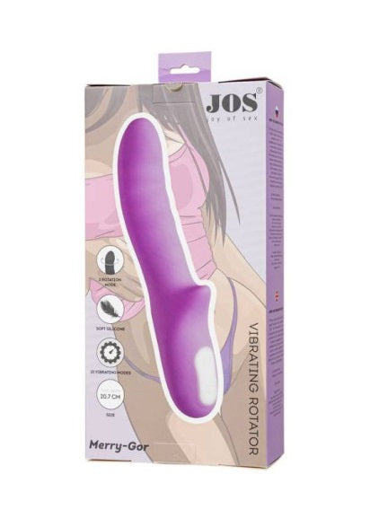 JOS Merry Gor Rotating Shaft Vibrator Violet