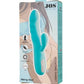 JOS Merry Swirl Rotating Shaft Rabbit Vibrator Blue