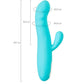 JOS Merry Swirl Rotating Shaft Rabbit Vibrator Blue