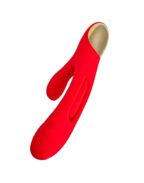 JOS Patti Moving Tongue Rabbit Vibrator Red