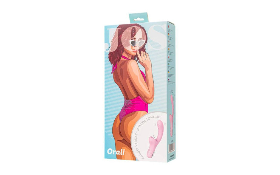 JOS Orali G-Spot Vibrator with Massaging Tongue Pink