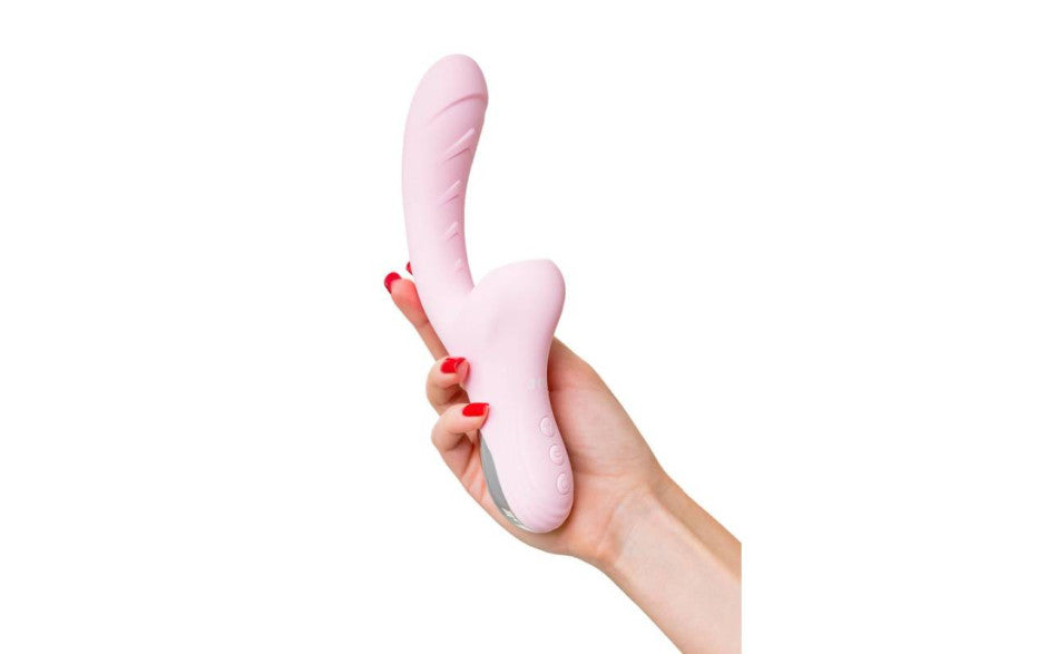 JOS Orali G-Spot Vibrator with Massaging Tongue Pink