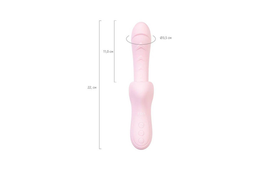 JOS Orali G-Spot Vibrator with Massaging Tongue Pink