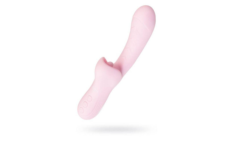 JOS Orali G-Spot Vibrator with Massaging Tongue Pink