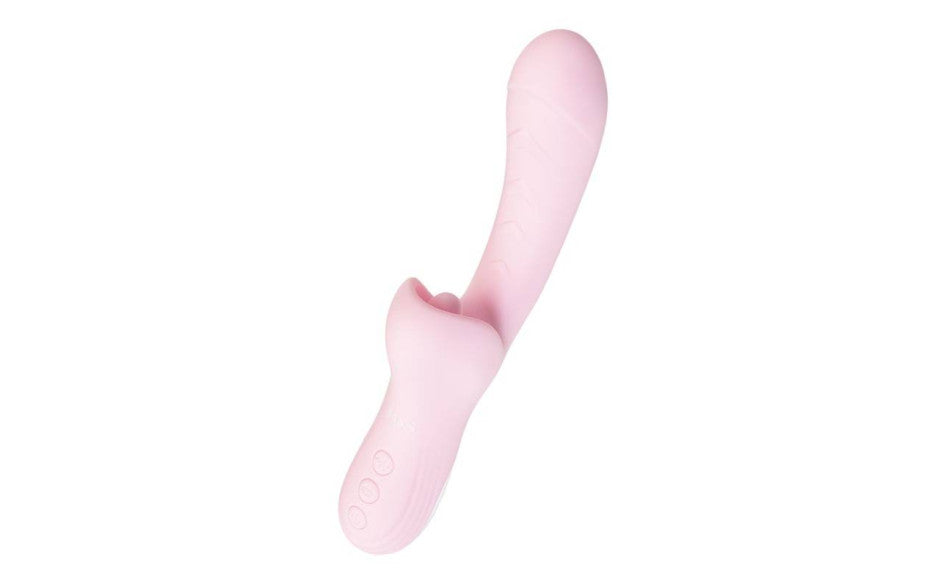 JOS Orali G-Spot Vibrator with Massaging Tongue Pink