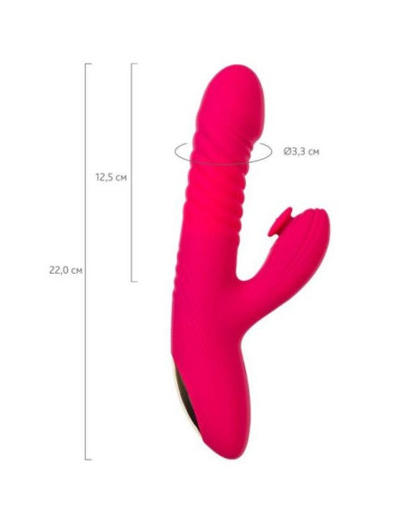 JOS Seri Thrusting Rabbit Vibrator with Clitoral Stimulator