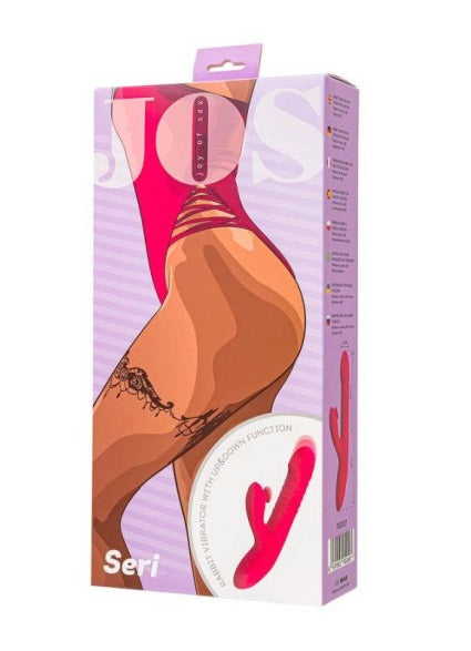 JOS Seri Thrusting Rabbit Vibrator with Clitoral Stimulator