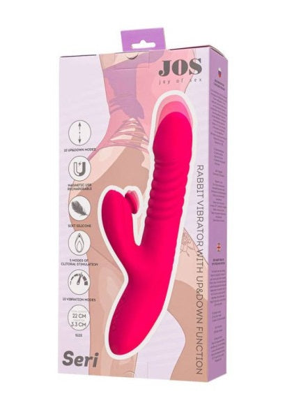 JOS Seri Thrusting Rabbit Vibrator with Clitoral Stimulator