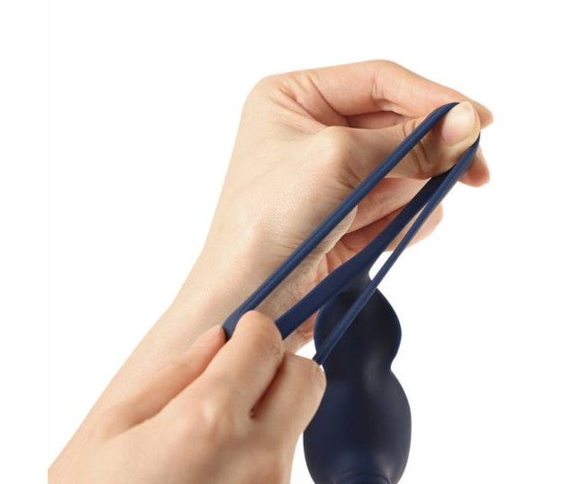 Arosum VibraDuo Vibrating Anal Probe and Perineum Stim with Cockring