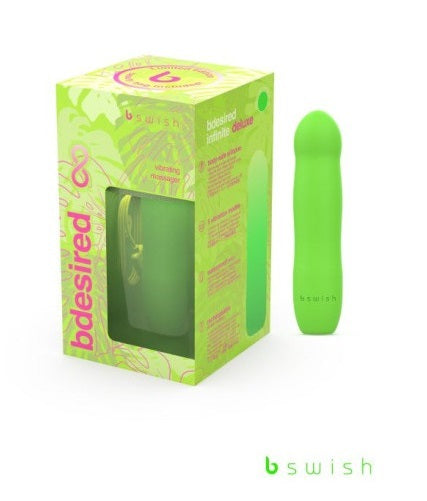 B Swish Bswish Bdesired Infinite Deluxe G-Spot Vibrator Paradise Green