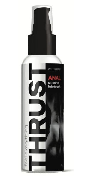 Wet Stuff Gel Works Thrust Anal Silicone Lube Lubricant Pump Tube 110g