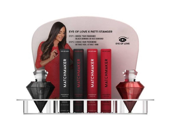 Eye Of Love Matchmaker Pheromone Body Spray 24 Pc POS Display incl Free Testers