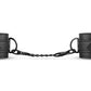 Bedroom Fantasies Faux Leather Handcuffs Black