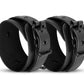 Bedroom Fantasies Faux Leather Handcuffs Black