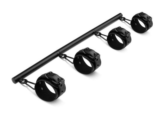 Bedroom Fantasies Adjustable Spreader Bar Black