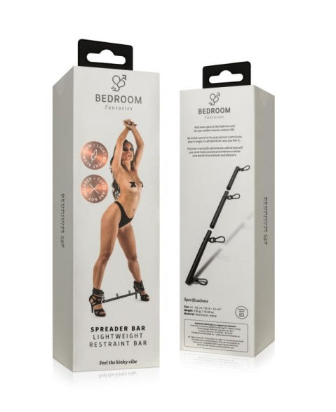 Bedroom Fantasies Adjustable Spreader Bar Black