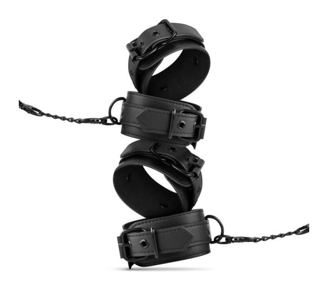 Bedroom Fantasies Kinky Bondage Set 5 Piece Black