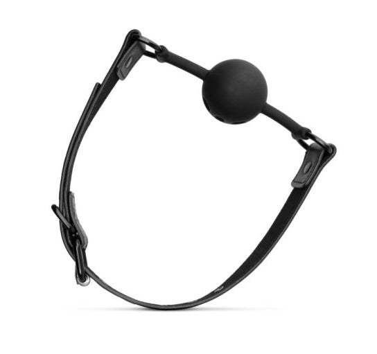 Bedroom Fantasies Breathable Silicone Ball Gag Black