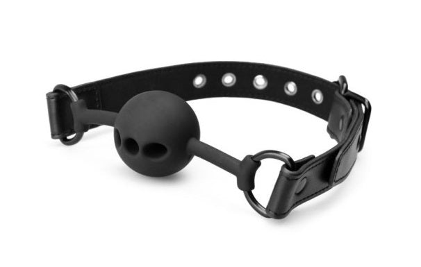 Bedroom Fantasies Breathable Silicone Ball Gag Black