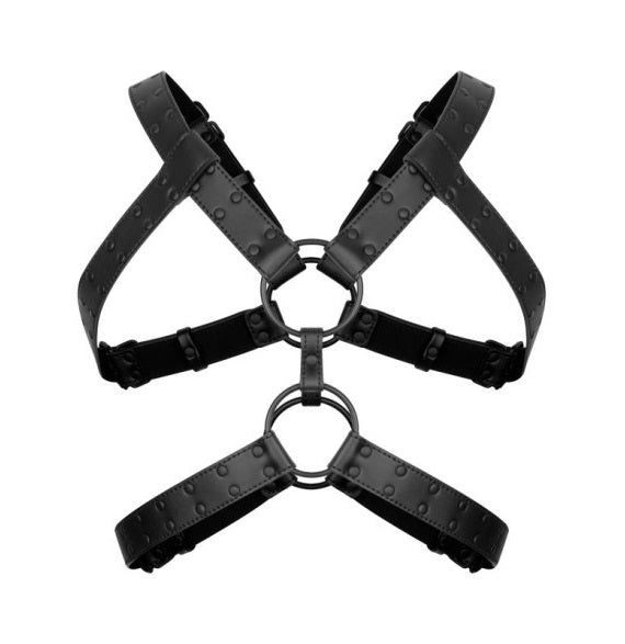 Bedroom Fantasies Rocco Bondage Harness Black