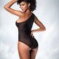 Mapale Lingerie One Shoulder Bodysuit Black Size S/M or L/XL