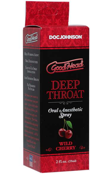 Doc Johnson GoodHead Deep Throat Spray Wild Cherry 59ml