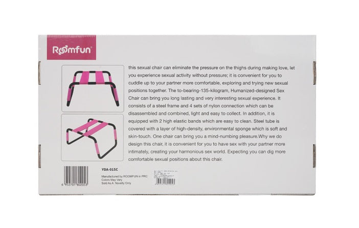 Roomfun Sex Chair Adjustable Height Pink