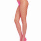 Dreamgirl Lingerie Pantyhose Fence Net Neon Pink Size OS