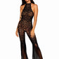 Dreamgirl Flare Leg Bodystocking Black Size OS