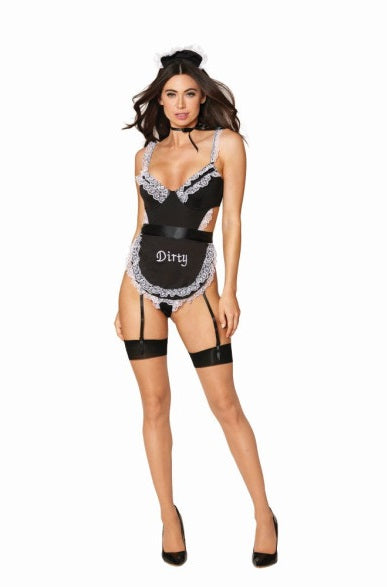 Dreamgirl French Maid Fantasy Costume Size OS