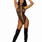 Dreamgirl Fetish Teddy w Restraints Black Size OS