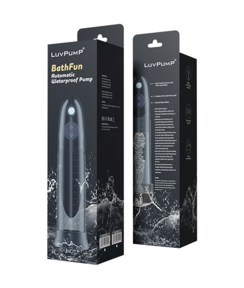 LuvPump BathFun Automatic USB Waterproof Penis Pump w Magic Sleeve