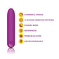 Viben Bombshell 5 Speed 9.5cm USB Mighty Bullet Vibrator Berry