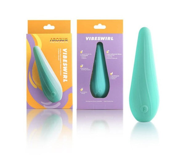 Arosum VibeSwirl Drip Shape Rechargeable Vibrator