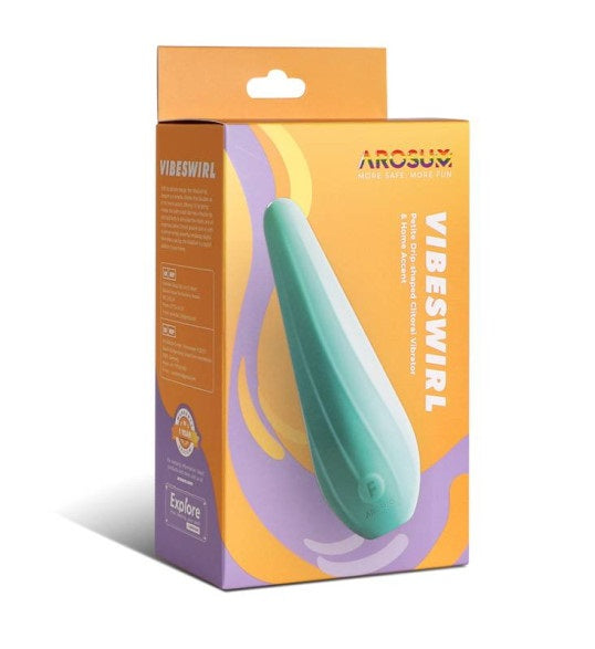 Arosum VibeSwirl Drip Shape Rechargeable Vibrator