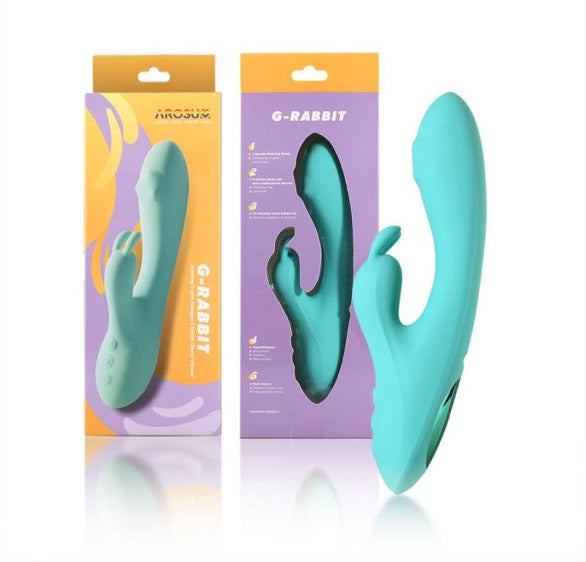 Arosum G-Rabbit Rotating G-Spot and Clitoral Vibrator