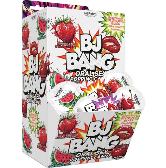 Hott Products | BJ Bang - Oral Sex Popping Candy 72 Pc Display