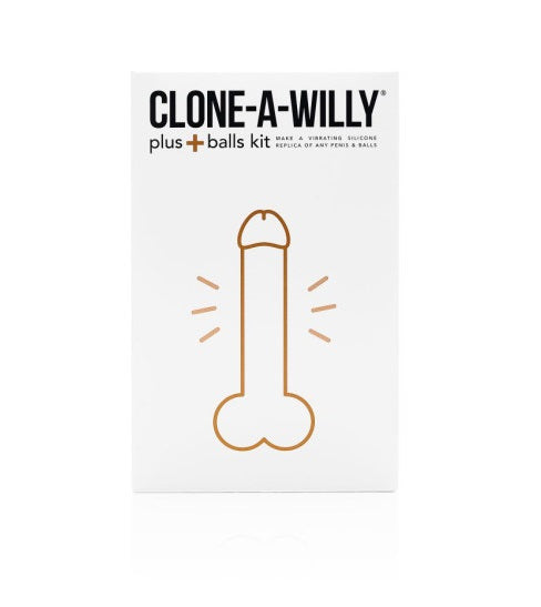 Clone a Willy Plus Balls Medium Skin Tone + Clone a Pussy Sleeve Kit - 2 Pack