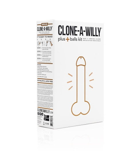 Clone a Willy Plus Balls Medium Skin Tone + Clone a Pussy Sleeve Kit - 2 Pack