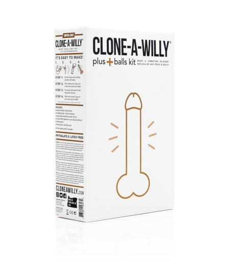 Clone a Willy Plus Balls Kit - Deep Skin Tone