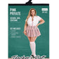 Teachers Pet 3 Pc Pink Private School Girl Costume Size Q