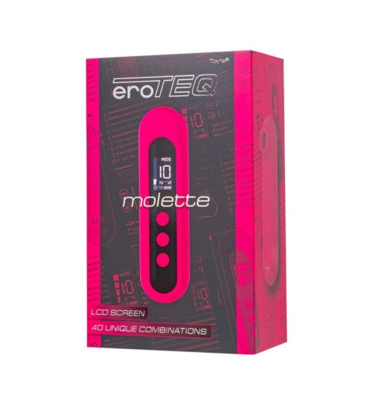 eroTeq Vacuum-Wave Clitoral Vibrator Molette Pink