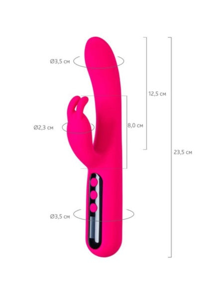 eroTeq G-Spot Rablock Rabbit Vibrator Pink