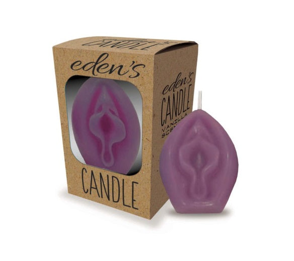 Little Genie | Eden’s Candle Vanilla Scented Vagina POP Display of 12 Candles