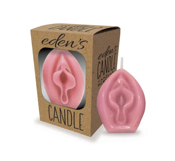 Little Genie | Eden’s Candle Vanilla Scented Vagina POP Display of 12 Candles