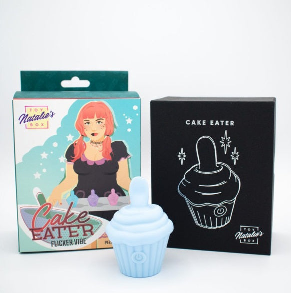 Natalies Toy Box Cake Eater Clit Flicker Stimulator Blue