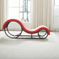 Daytona | Kama Sutra Mebon Chaise Love Lounge Orange with Metal Frame