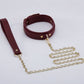 Roomfun 8 Pc Deluxe Bondage Play Kit Burgundy Gold